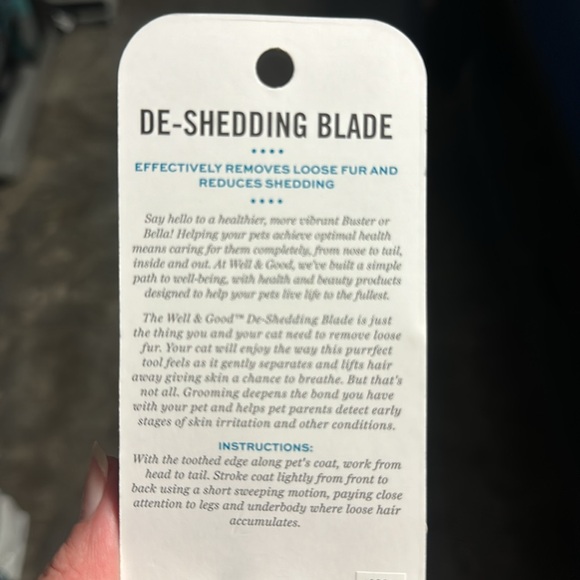 Well & Good deshedding blade NIP - Picture 2 of 2